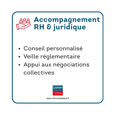 accompagnement juridique de l'UIMM