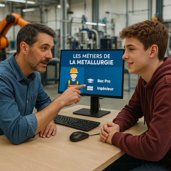 Découvrez les métiers de la métallurgie.