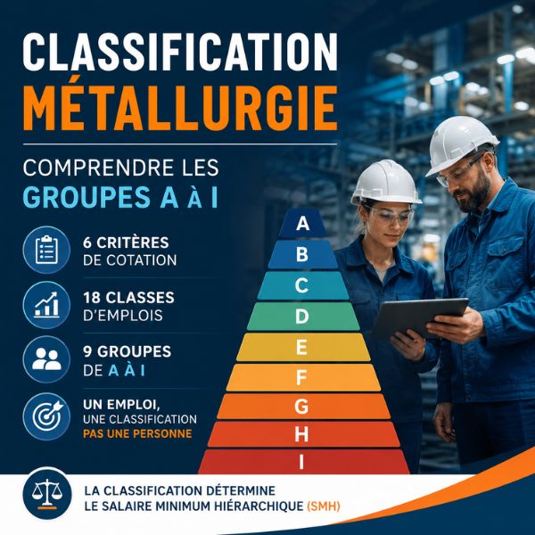 Classification métallurgie : comment comprendre les groupes A à I ?